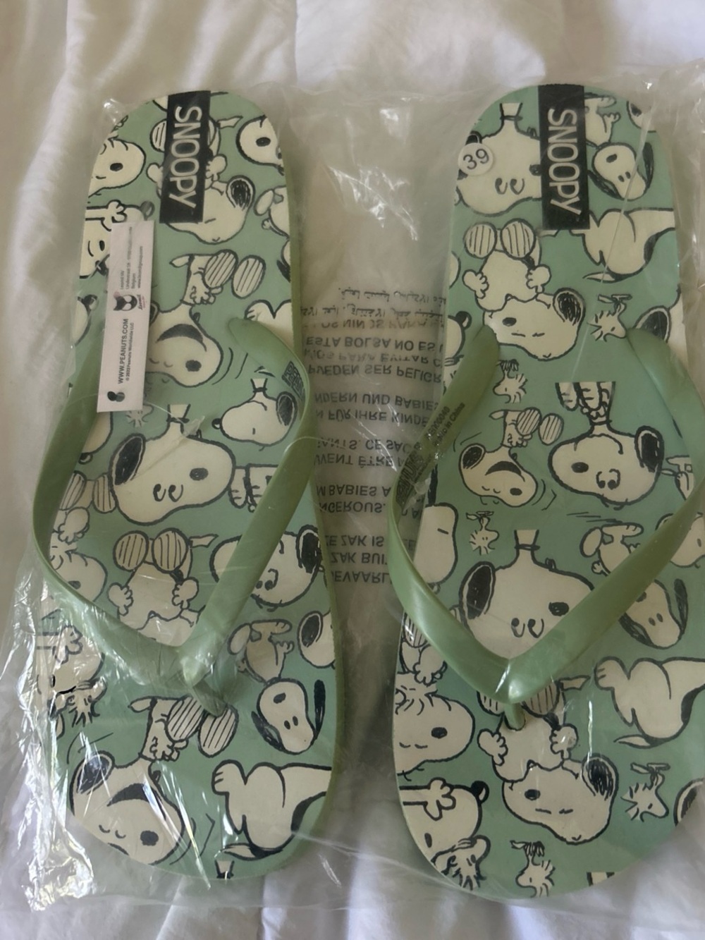 Peanuts Flip Flops